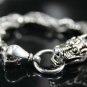 SB076 TIBETAN STERLING SILVER PLATED DRAGON BRACELET