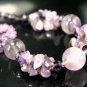 MA301 NATURAL AMETHYST CRYSTAL BALL&Acirc;&nbsp;CHIPS NECKLACE 20MM