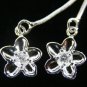 SB131Â STERLING SILVER PLATED FLOWER CZ NECKLACE