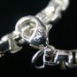 SB098&Acirc;&nbsp;STERLING SILVER PLATED NECKLACE FOR MEN 6MM