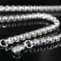 SB098&Acirc;&nbsp;STERLING SILVER PLATED NECKLACE FOR MEN 6MM