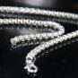 SB098&Acirc;&nbsp;STERLING SILVER PLATED NECKLACE FOR MEN 6MM