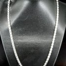 SB096 STERLING SILVER PLATED NECKLACE FOR MEN 4MM
