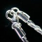 SB096Â STERLING SILVER PLATED NECKLACE FOR MEN 4MM