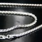 SB096Â STERLING SILVER PLATED NECKLACE FOR MEN 4MM