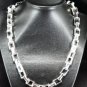 SB094&Acirc;&nbsp;HUGE STERLING SILVER PLATED RINGS NECKLACE FOR ME