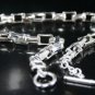 SB094Â HUGE STERLING SILVER PLATED RINGS NECKLACE FOR ME
