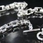 SB094Â HUGE STERLING SILVER PLATED RINGS NECKLACE FOR ME