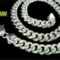 SB088Â STERLING SILVER PLATED NECKLACE FOR MEN 8MM