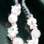 MA304 NATURAL ROSE QUARTZ CRYSTAL BALL&Acirc;&nbsp;CHIPS NECKLACE