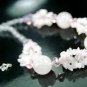 MA304 NATURAL ROSE QUARTZ CRYSTAL BALL&Acirc;&nbsp;CHIPS NECKLACE