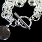 SB116 HUGEÂ STERLING SILVER PLATED NECKLACE FOR MEN 14MM