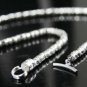 SB114 HUGEÂ STERLING SILVER PLATED NECKLACE FOR MEN 6MM