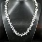 SB086 STERLING SILVER PLATED BEADS NECKLACE
