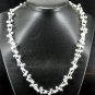 SB086Â STERLING SILVER PLATED BEADS NECKLACE