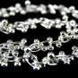 SB086Â STERLING SILVER PLATED BEADS NECKLACE