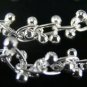 SB086Â STERLING SILVER PLATED BEADS NECKLACE