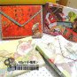 JT006 Korean Envelope Magnetic Gilt MEMO Pad Reminder