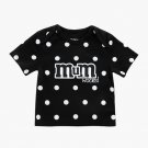 Mum Rocks Polka Dot Baby Lap T-shirt- Black | Kidinc