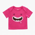 Nipple Ring Baby Lap T-shirt- Fuchsia | Kidinc