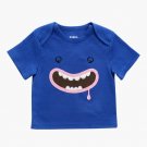 Nipple Ring Baby Lap T-shirt- Blue | Kidinc