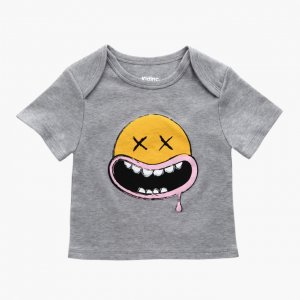 Happy Smiley Face Baby Lap T-shirt | Kidinc