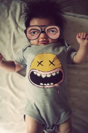 Happy Smiley Face Onesie | Kidinc