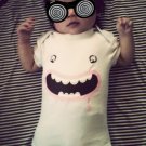 Nipple Ring Onesie- White | Kidinc