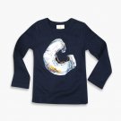 Diaper Staining Poop Initial C Kids T-shirt | Kidinc