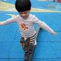 Passion for Rock Guitar Initial W Onesie | Kidinc
