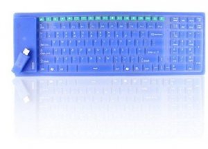 New Wireless Flexible PC Keyboard - Plug And Play