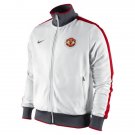 Soccer club Manchester United white jacket