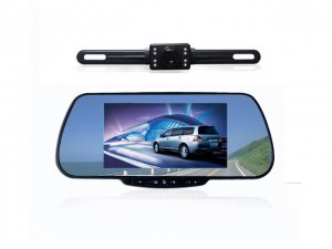 Car rear view camera & mirror