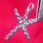 Pendant Solid Sterling Silver Starfish with Light Necklace 16 inch