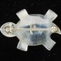 Turtle Brooch / Pin Solid Sterling Silver