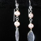 Baroque Pearls & Solid Sterling Silver Dangling Earrings E1006s