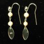 Baroque Pearls & Solid Sterling Silver Dangling Earrings E1006s