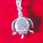 Turtle Pendant with Moving parts Solid Sterling Silver