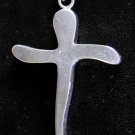 Pendant Solid Sterling Silver Cross with Light 16 inch Necklace