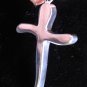 Pendant Solid Sterling Silver Cross with Light 16 inch Necklace
