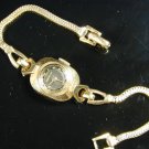 14k Solid Yellow Gold Lady's Wristwatch 15 Jewels Wind Mechanism