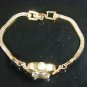 14k Solid Yellow Gold Lady's Wristwatch 15 Jewels Wind Mechanism