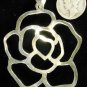 Heart Cluster Free Form Pendant Solid Sterling Silver