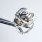Rose Ring Solid Sterling Silver Size 7 1/4 R1244