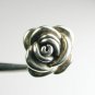 Rose Ring Solid Sterling Silver Size 7 1/4 R1244