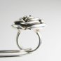 Rose Ring Solid Sterling Silver Size 5 3/4 R1249