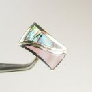Vibrant Color Combination Sterling Silver Size 6 Ring R1234