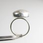 Round Cabochon Reflective Stone Ring Solid Sterling Silver Sz 7 R1252