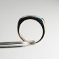 Multi Semi-Precious Stone Gold Plated Solid Sterling Silver sz 7 1/4 R1235