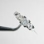 CZ Engagement Ring Sterling Silver Ring Sz 7 R1248